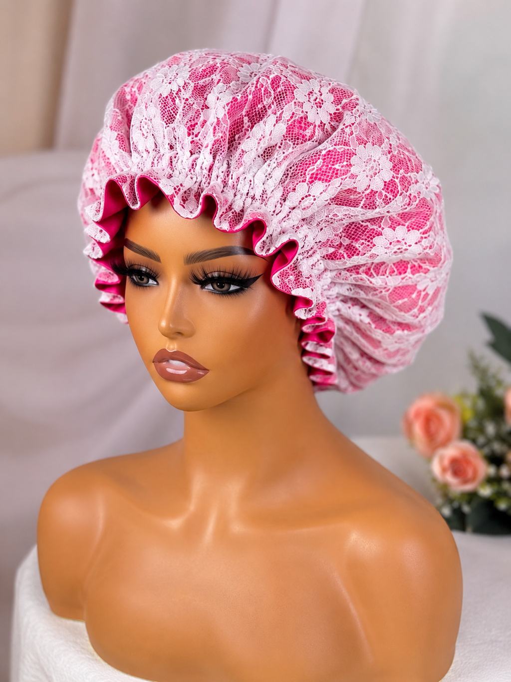 2-Way Satin-Lined Hair Bonnet