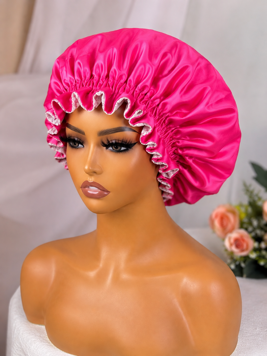 2-Way Satin-Lined Hair Bonnet