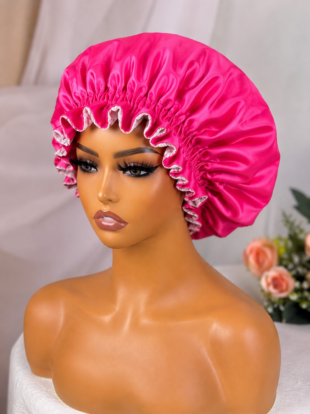 2-Way Satin-Lined Hair Bonnet