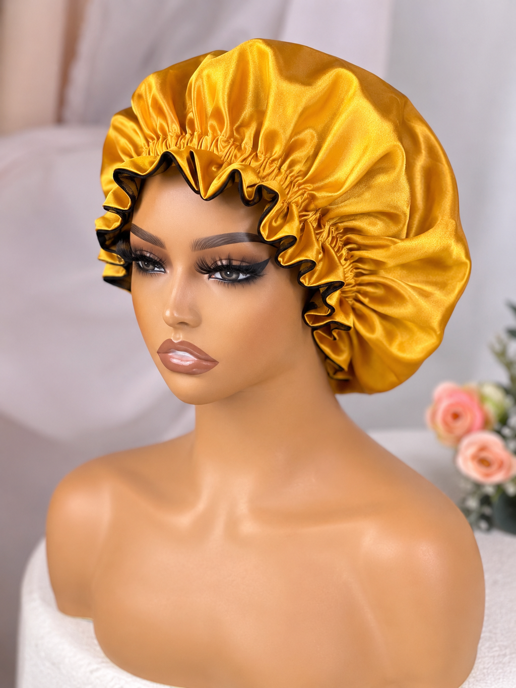 2-Way Satin-Lined Hair Bonnet