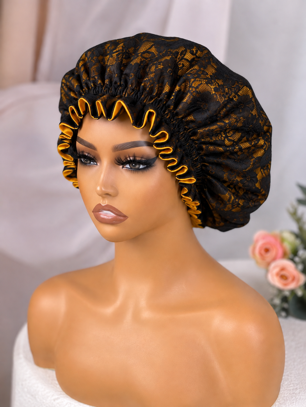 2-Way Satin-Lined Hair Bonnet