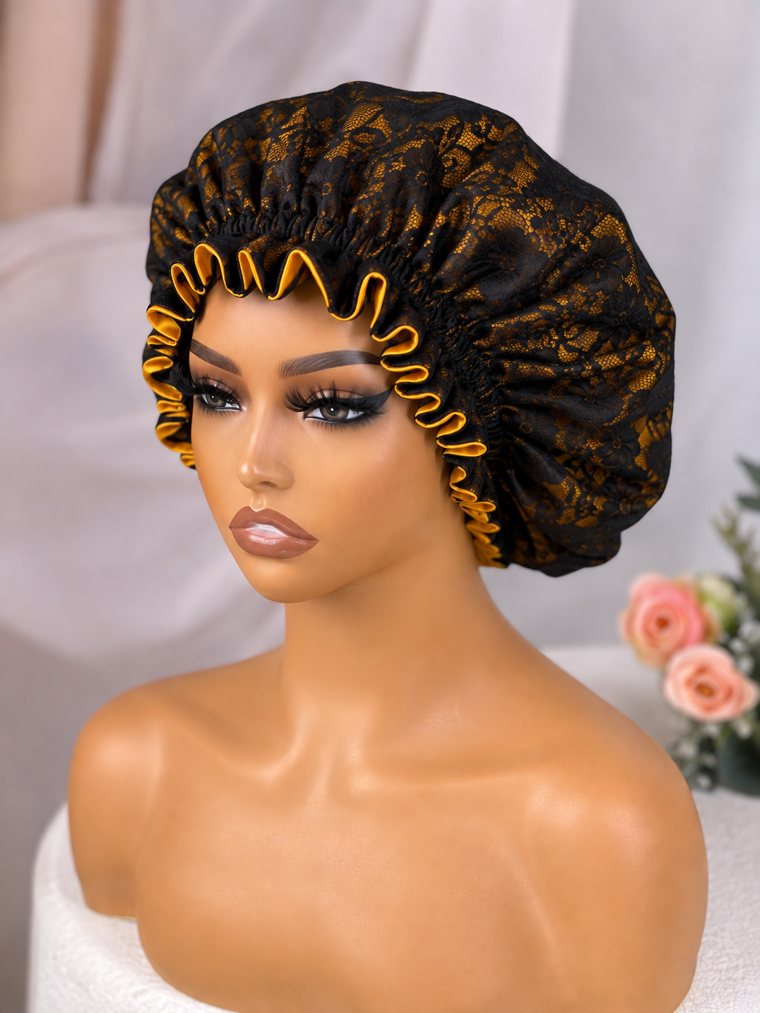 2-Way Satin-Lined Hair Bonnet