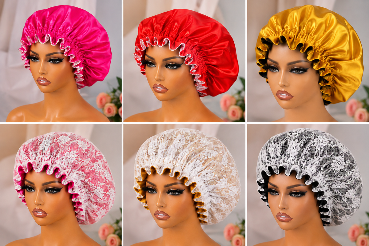 2-Way Satin-Lined Hair Bonnet