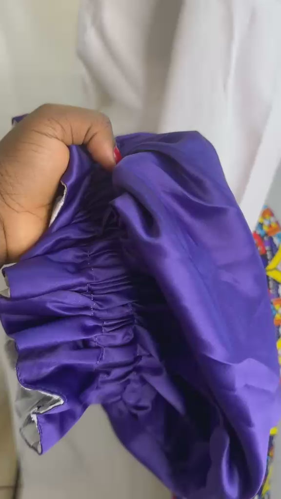2-Way Satin-Lined Hair Bonnet